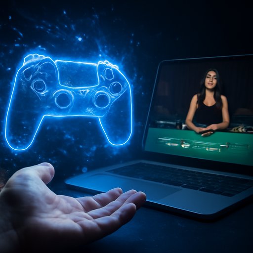 1xbet live dealer table on laptop